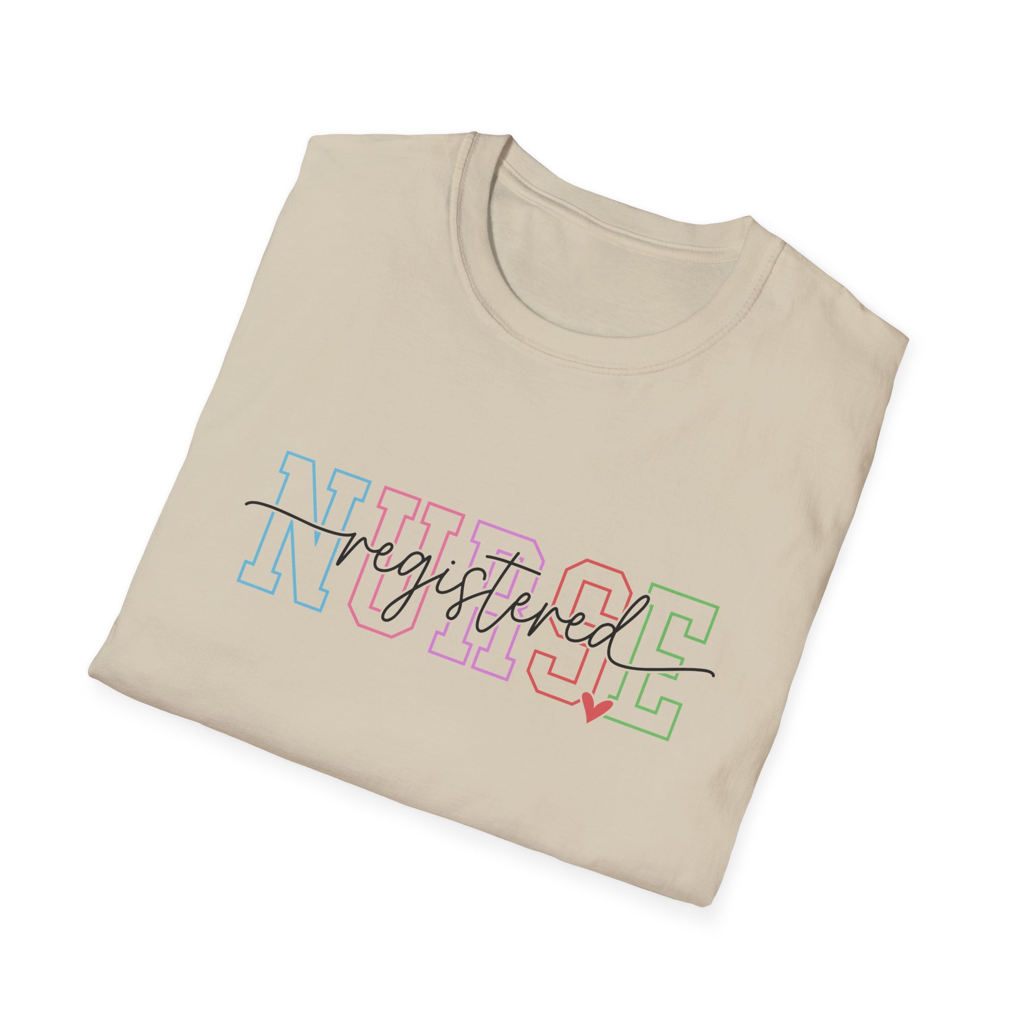 Nurse Graduated Tee – Pastel Outline Nursing School Graduation T-Shirt - Image 12